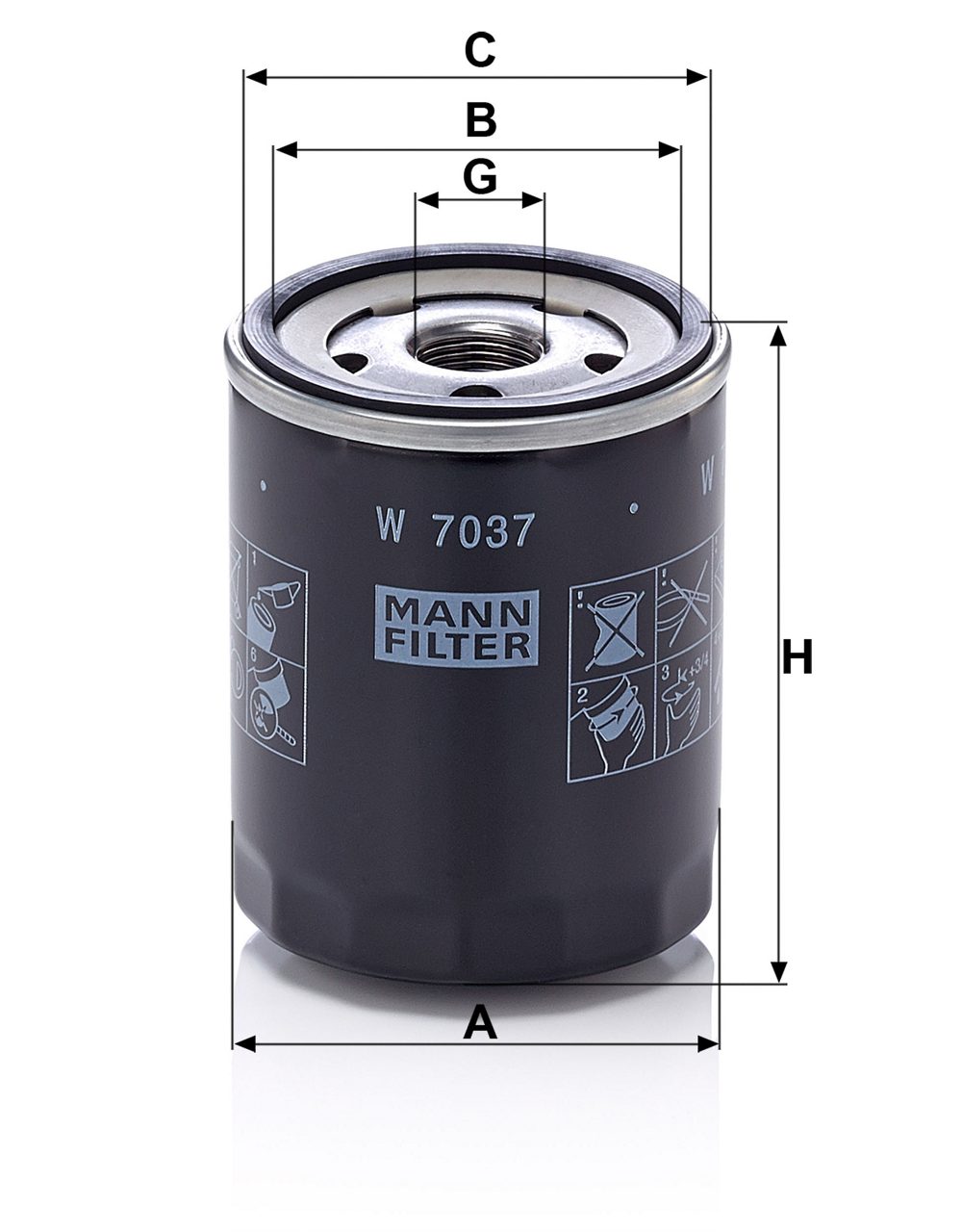 Product Image W7037_MANN-FILTER