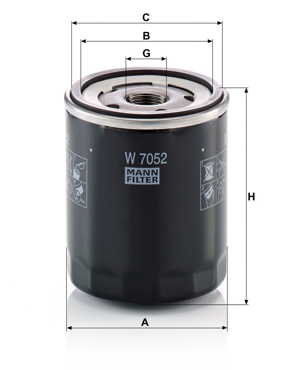 Product Image W7052_MANN-FILTER