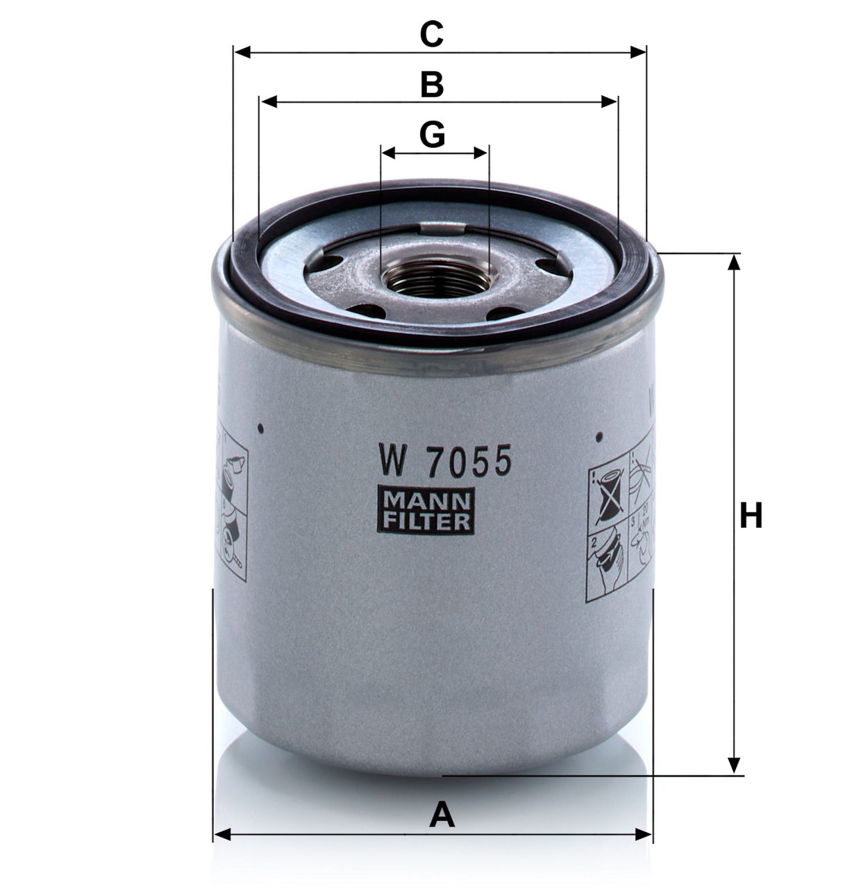 Product Image W7055_MANN-FILTER
