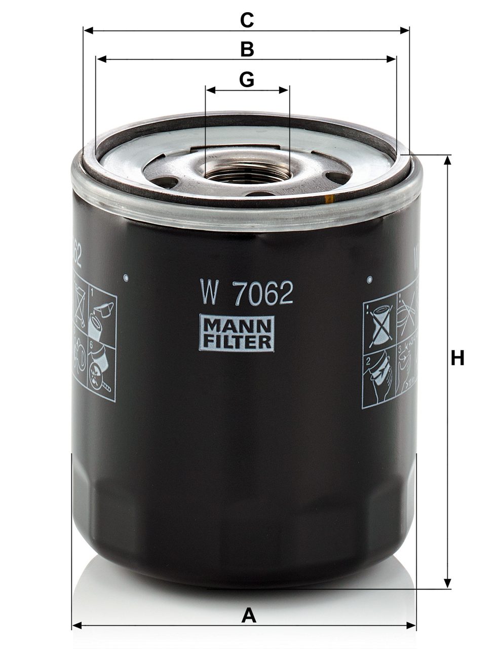 Product Image W7062_MANN-FILTER