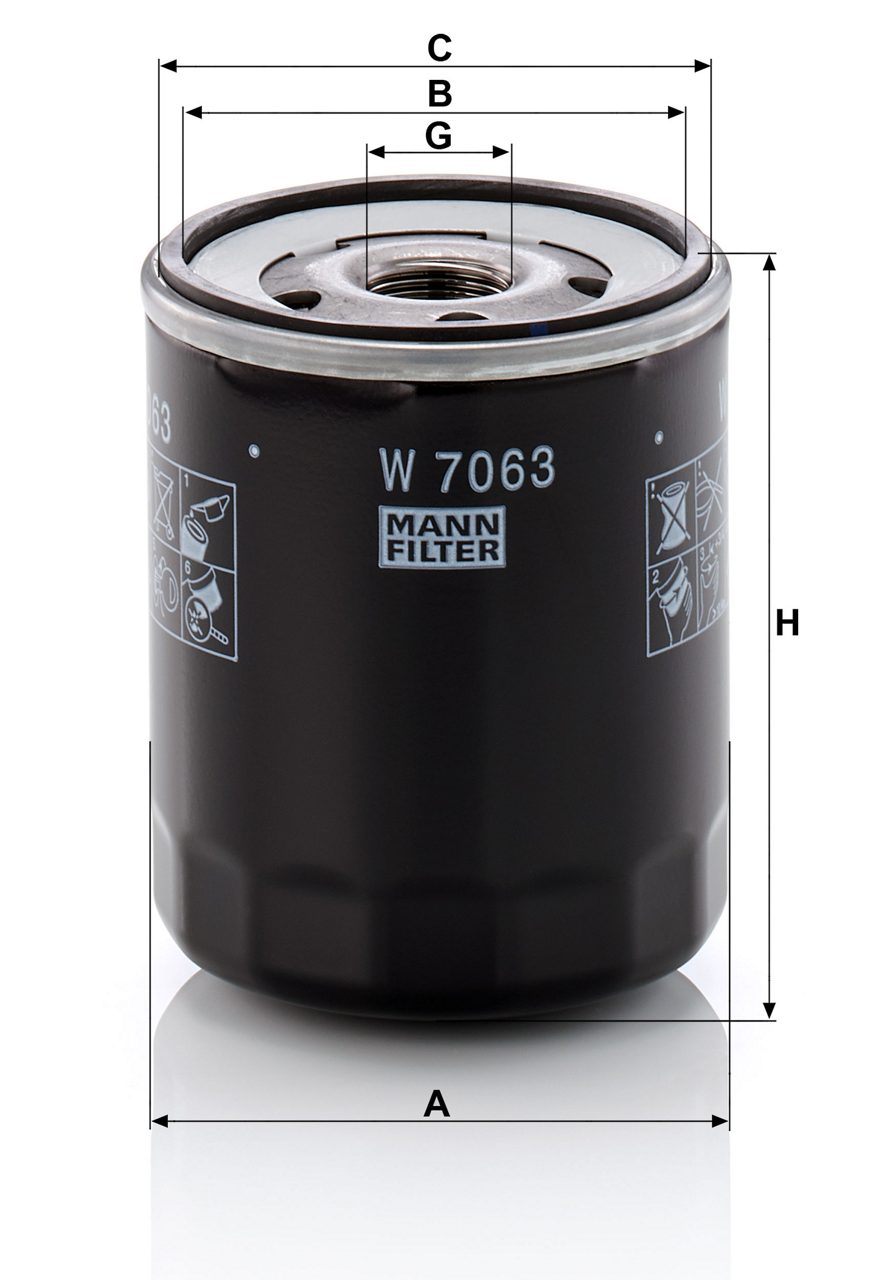 Product Image W7063_MANN-FILTER