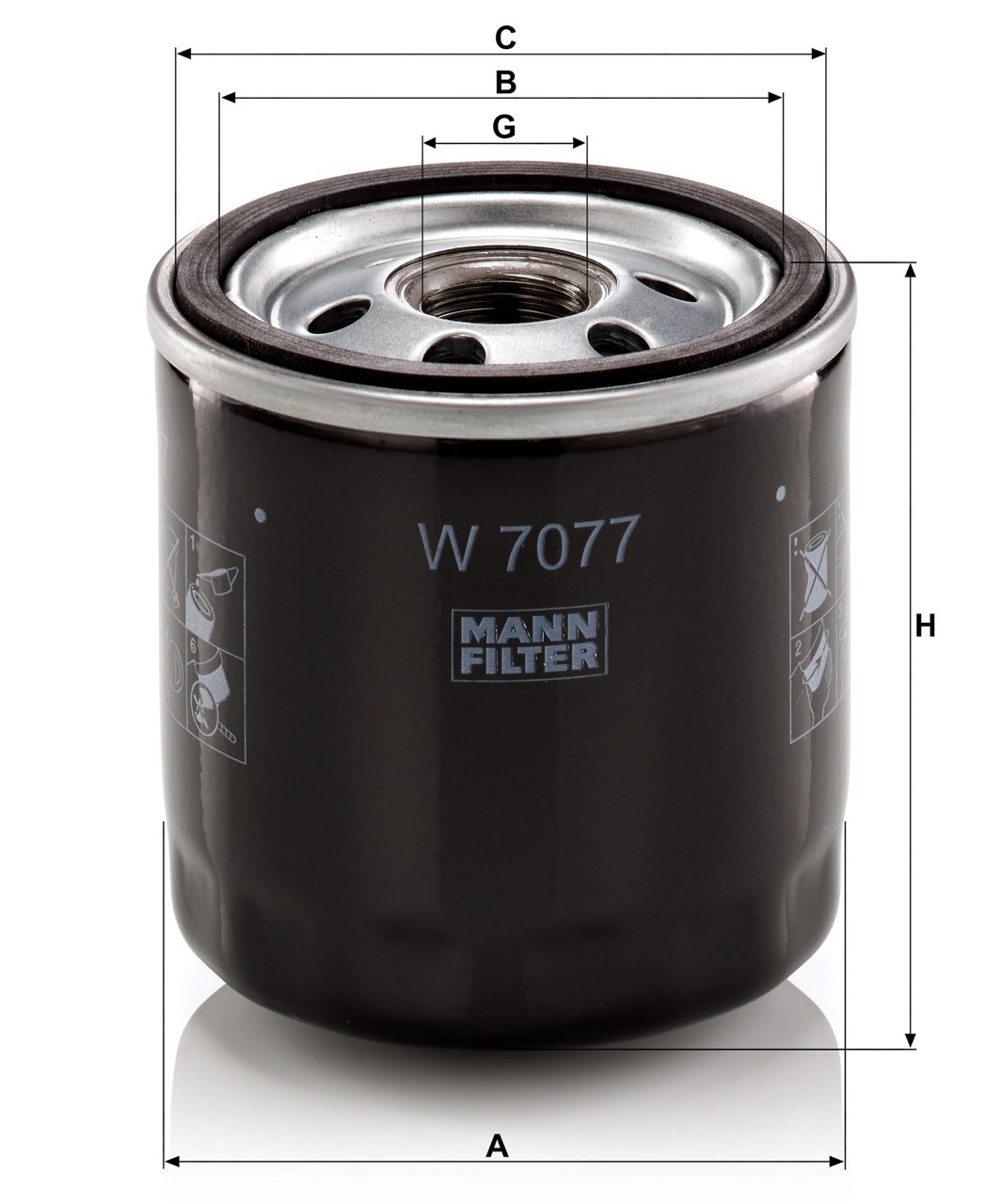 Product Image W7077_MANN-FILTER