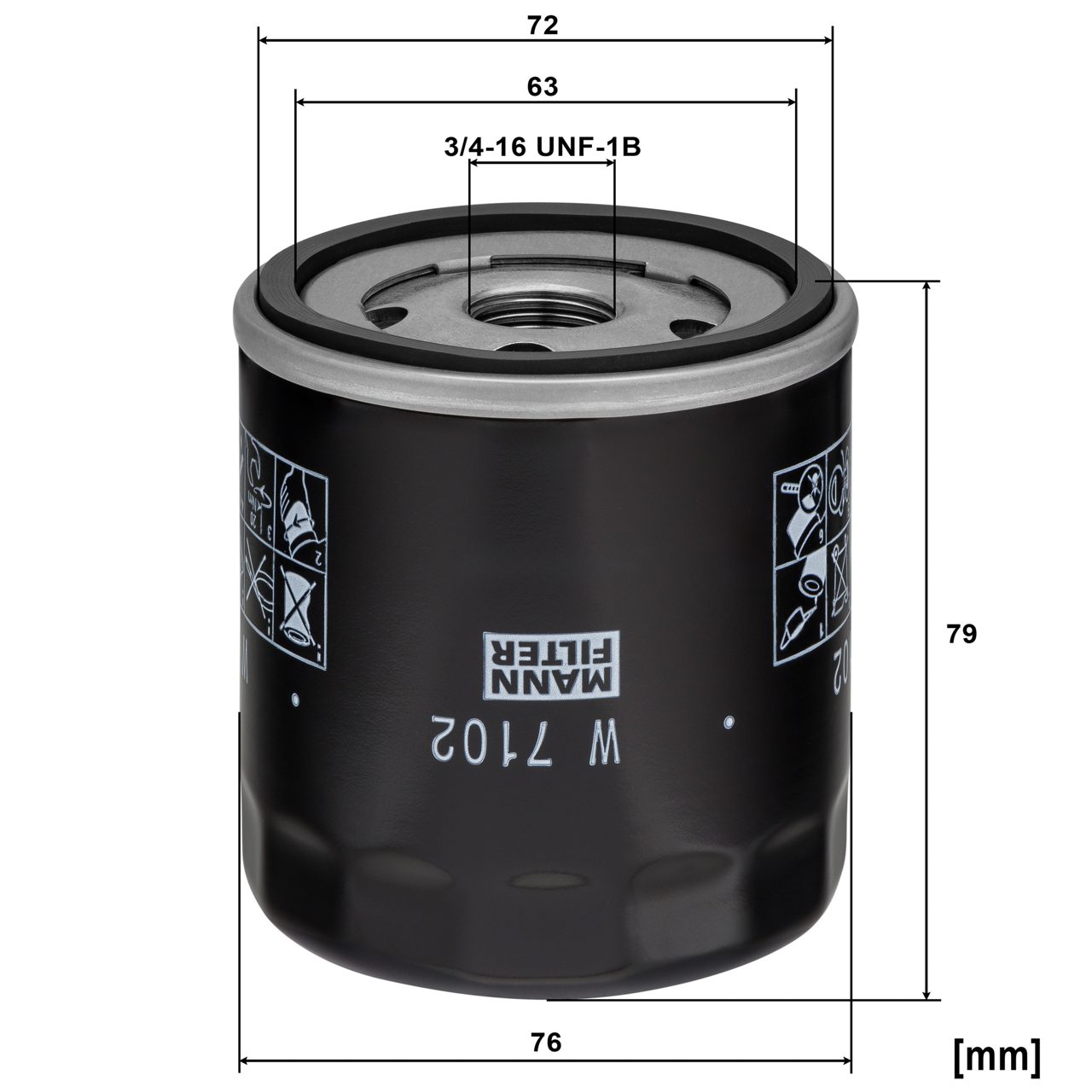 Product Image W7102_MANN-FILTER