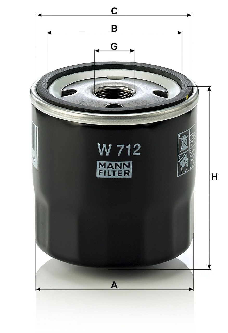 Product Image W712_MANN-FILTER
