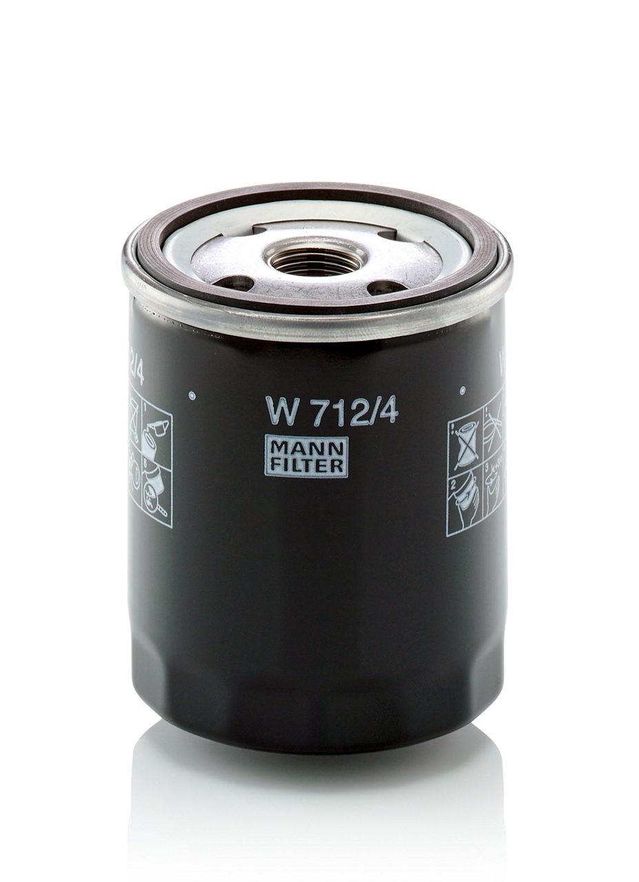 Mann-Filter W 712/4 Engine Oil Filter – Set Of 12 Hydraulic Spin-On Filters