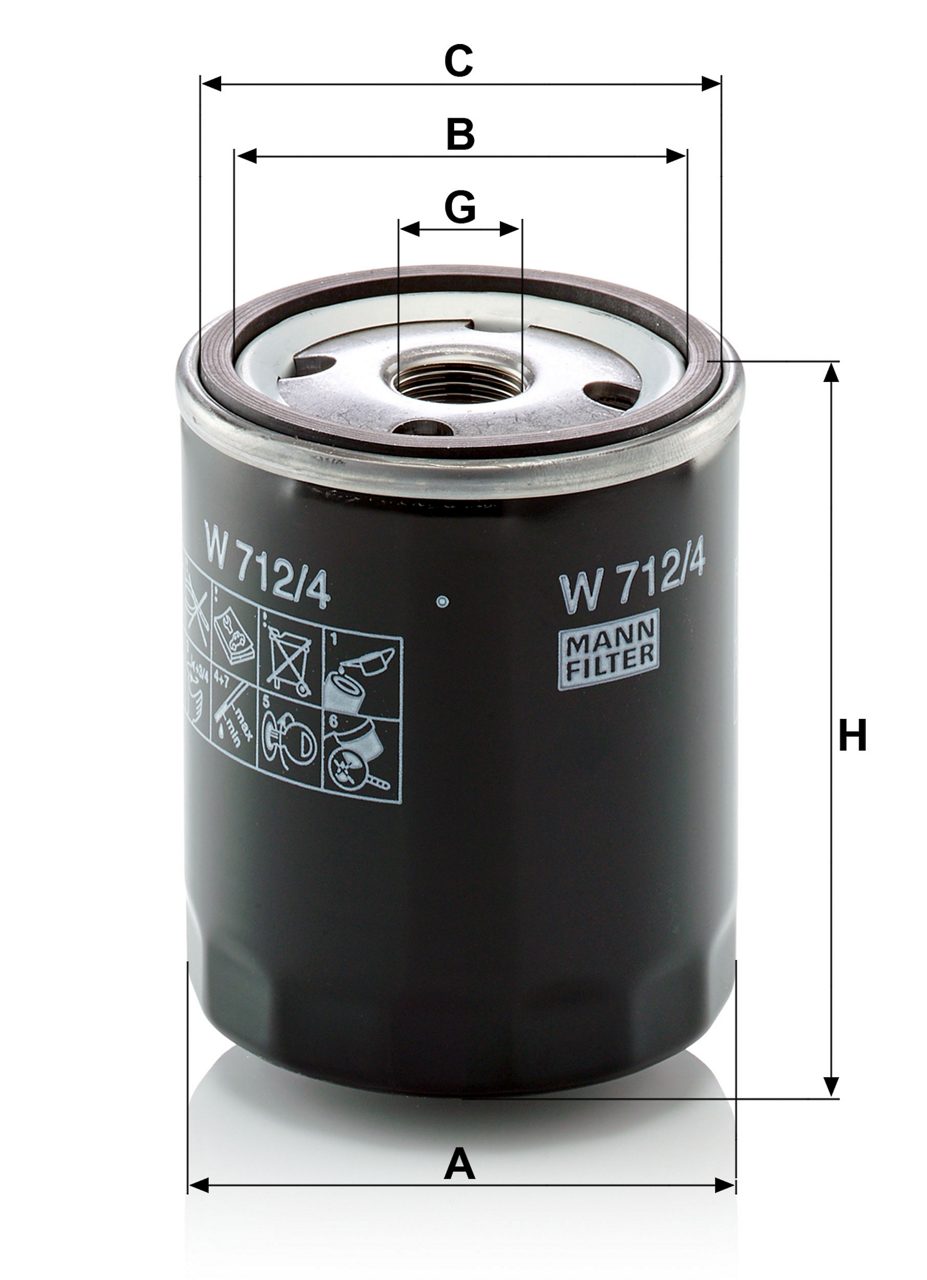Product Image W712/4_MANN-FILTER