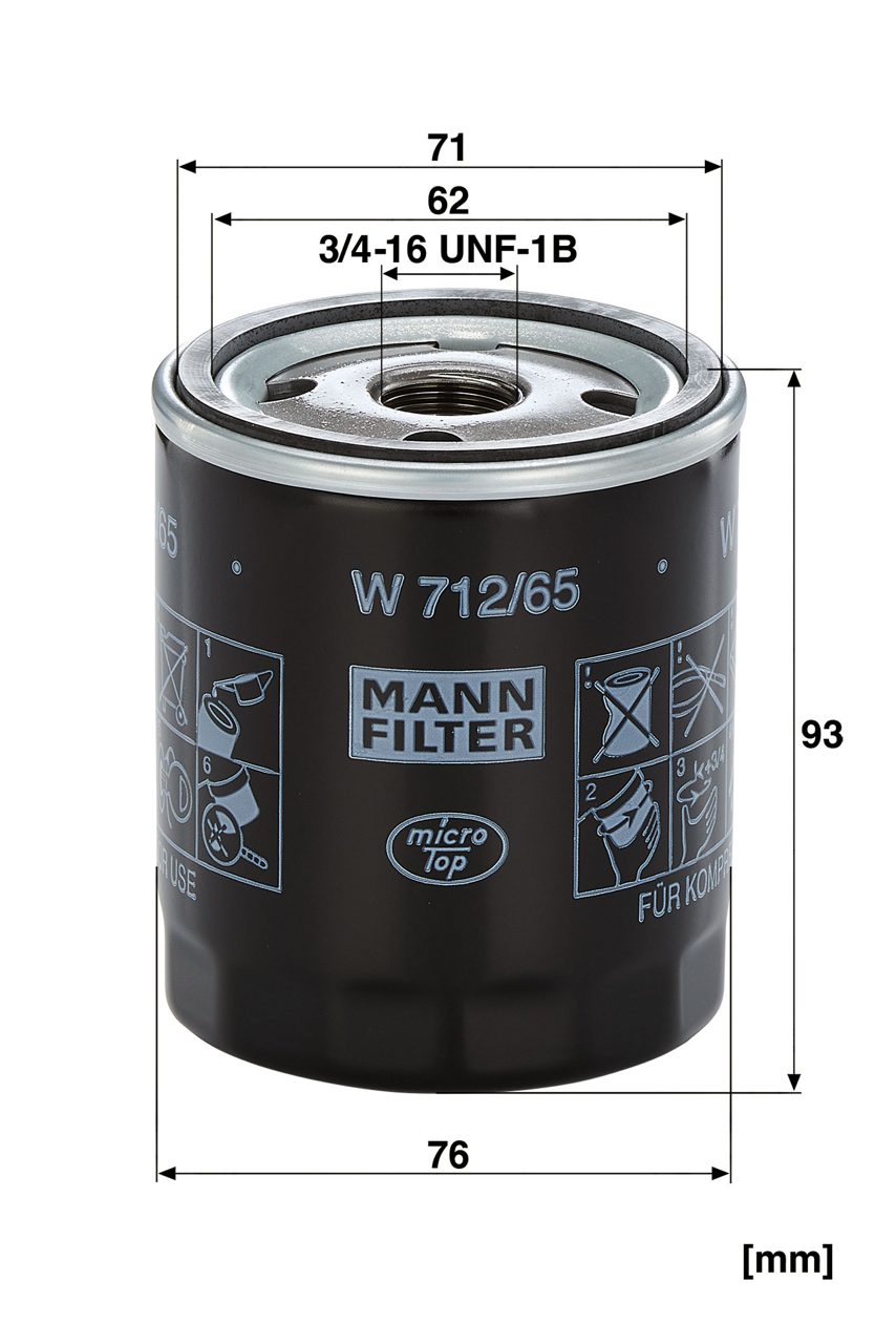 Product Image W712/65_MANN-FILTER