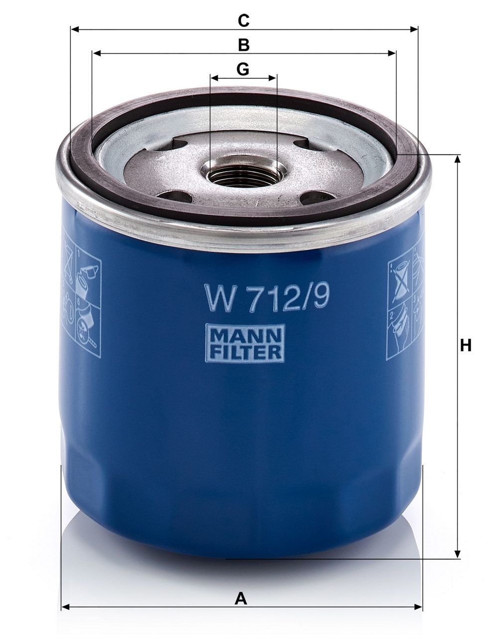 Product Image W712/9_MANN-FILTER