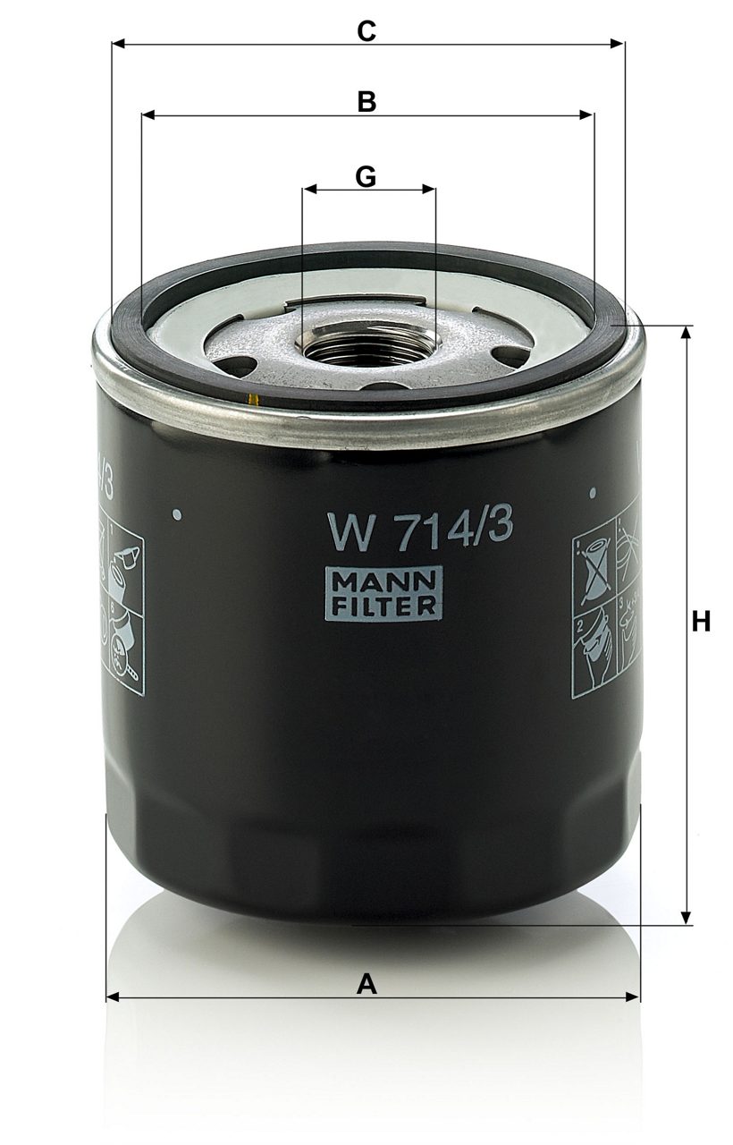 Product Image W714/3_MANN-FILTER