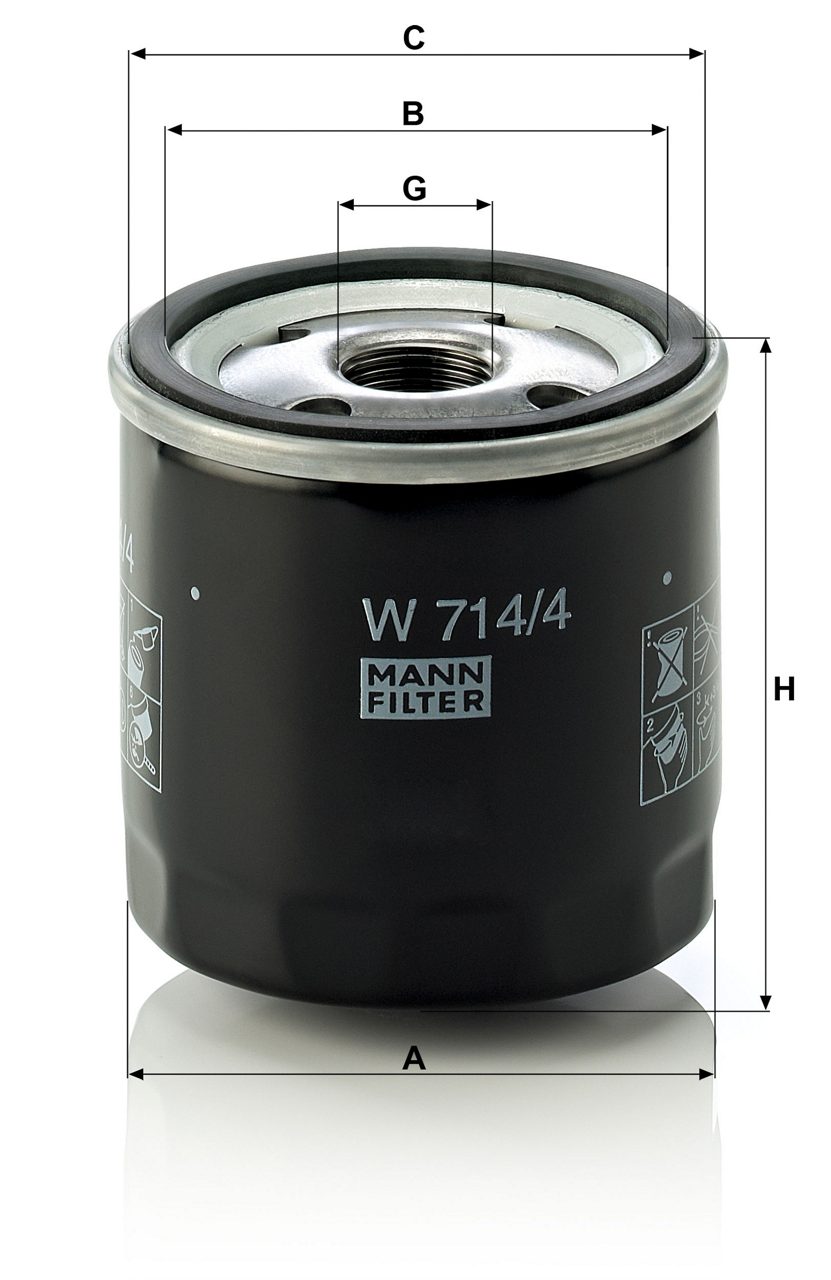Product Image W714/4_MANN-FILTER
