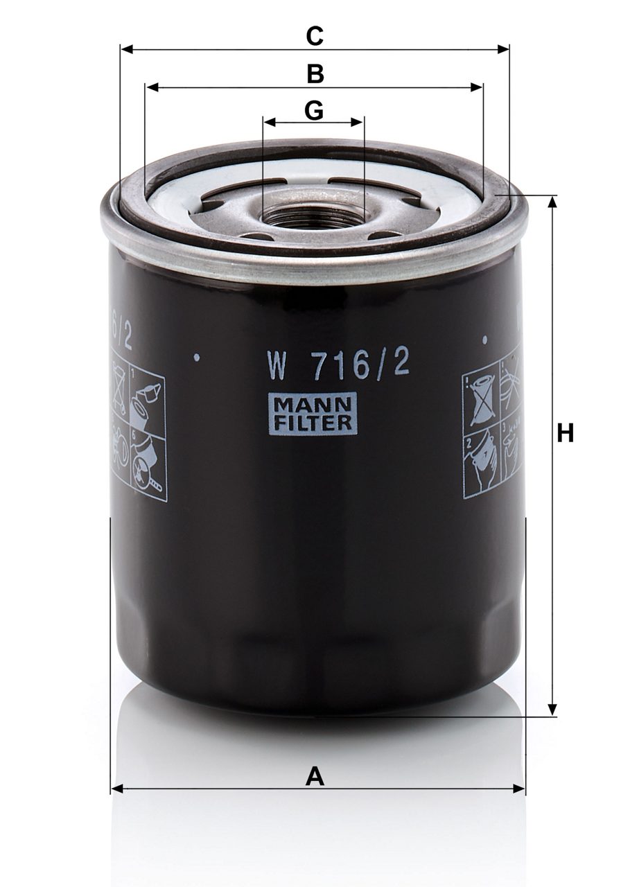 Product Image W716/2_MANN-FILTER