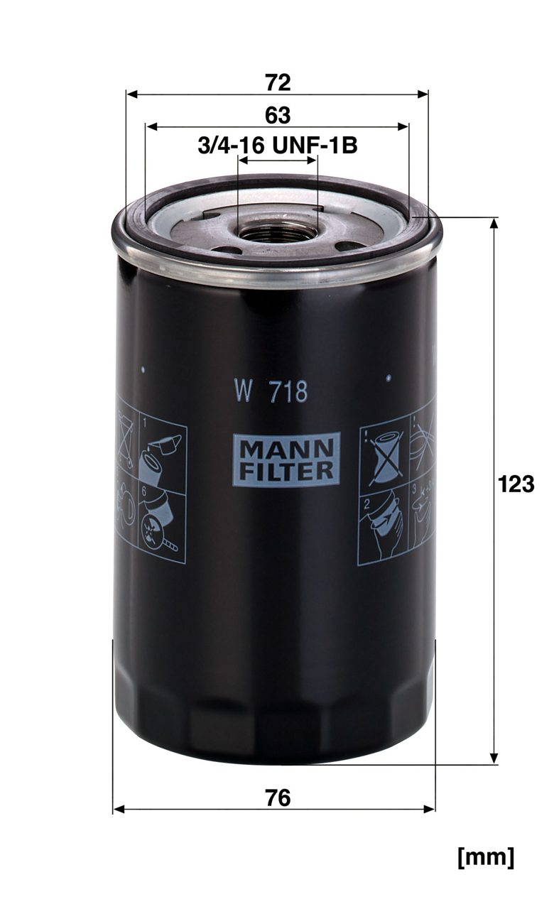 Product Image W718_MANN-FILTER