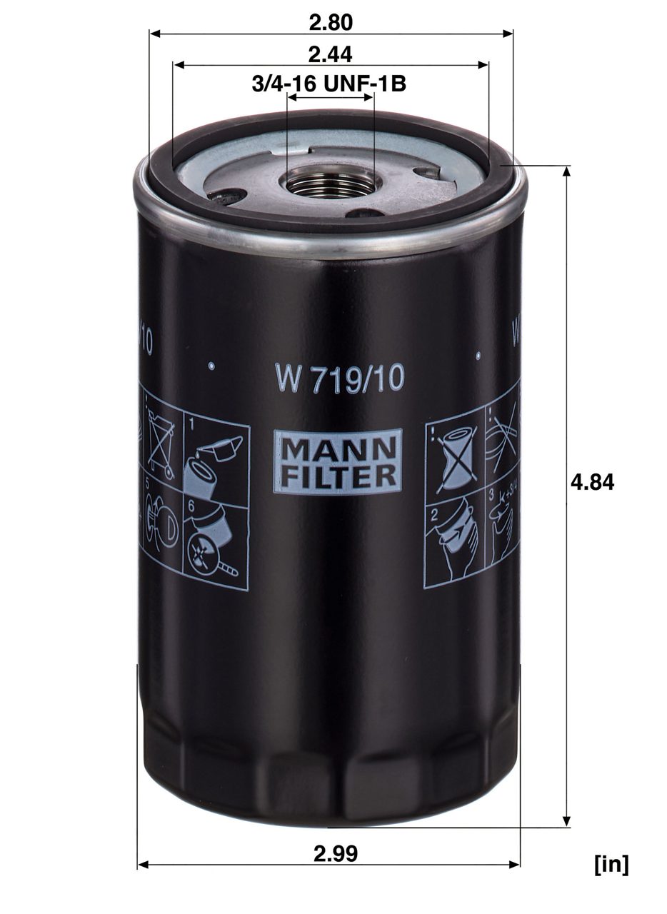 Product Image W719/10_MANN-FILTER