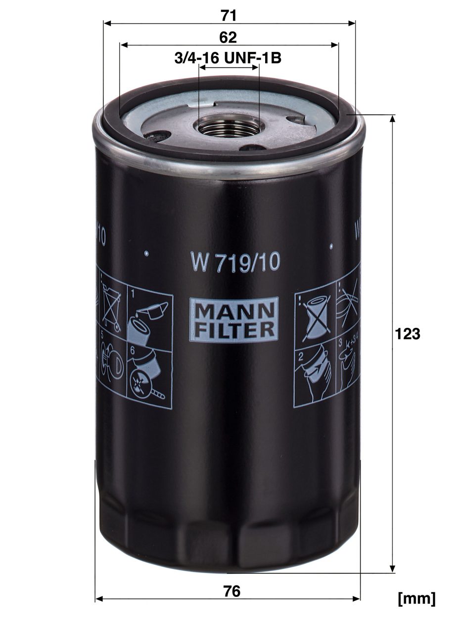 Product Image W719/10_MANN-FILTER