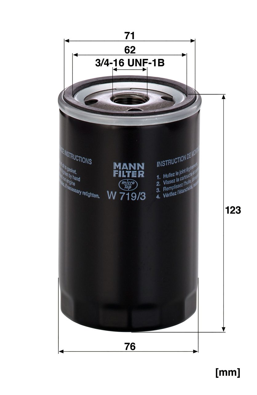 Product Image W719/3_MANN-FILTER