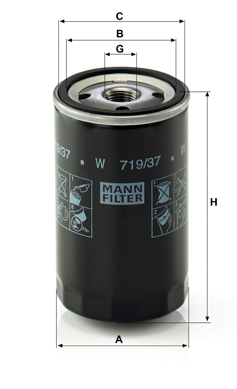 Product Image W719/37_MANN-FILTER