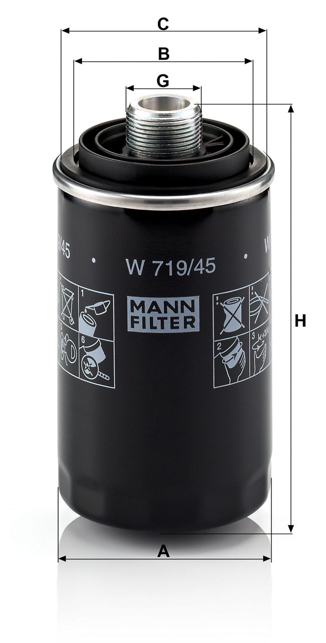 Product Image W719/45_MANN-FILTER