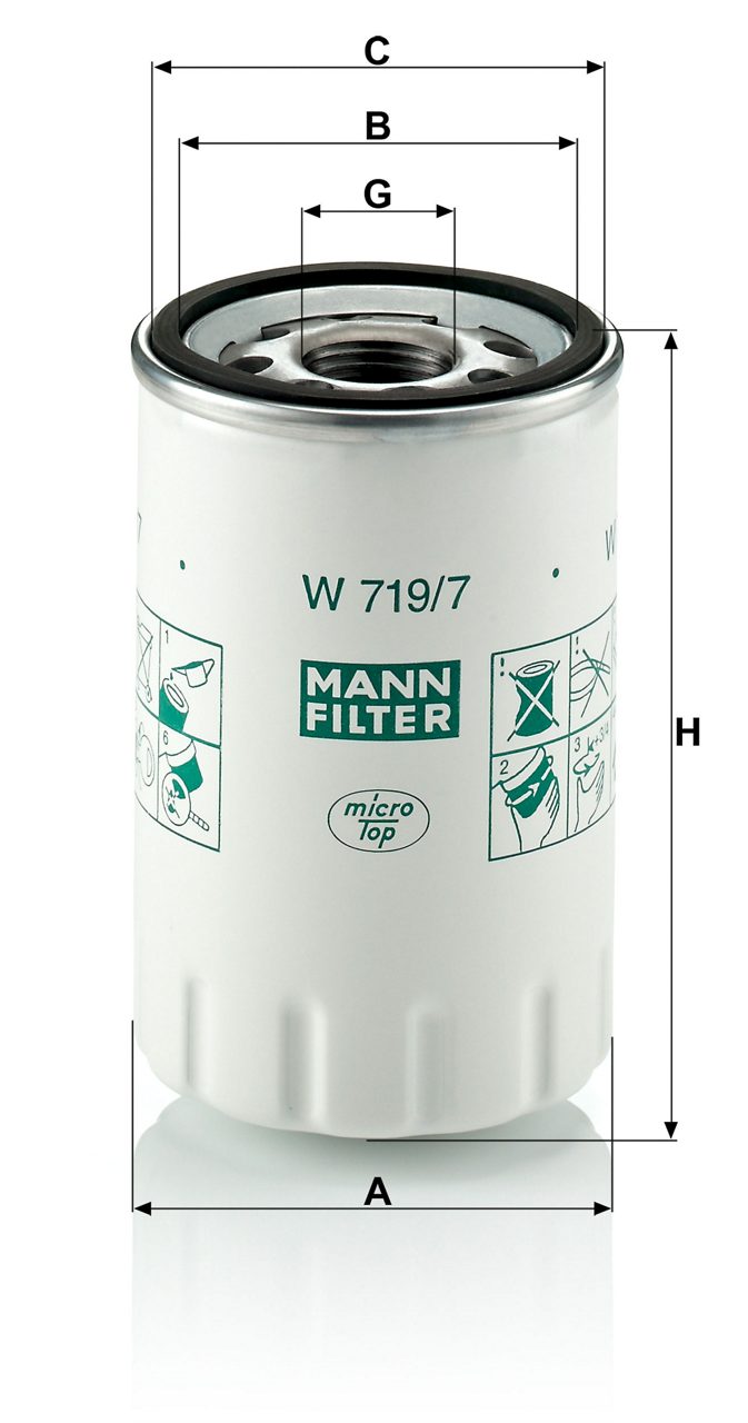 Product Image W719/7_MANN-FILTER