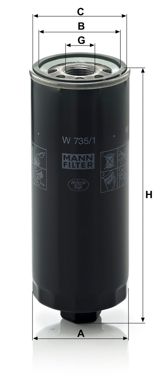 Product Image W735/1_MANN-FILTER