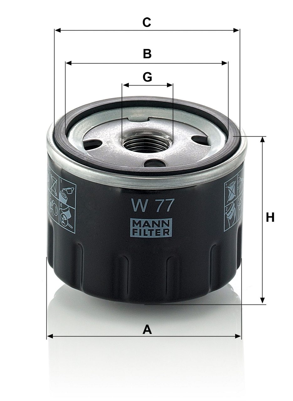 Product Image W77_MANN-FILTER