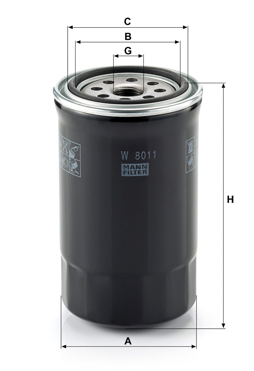 Product Image W8011_MANN-FILTER