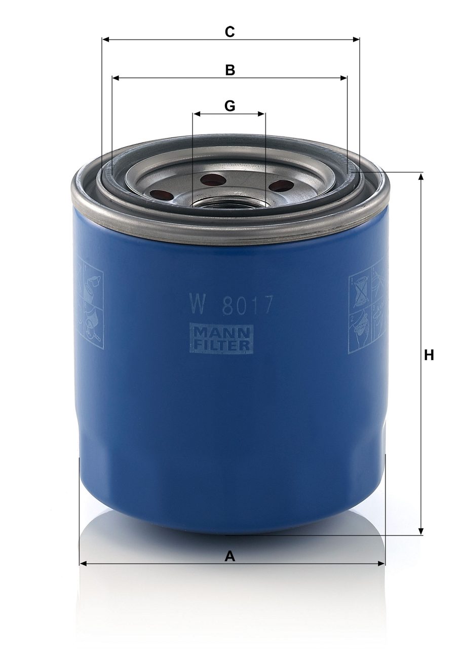 Product Image W8017_MANN-FILTER