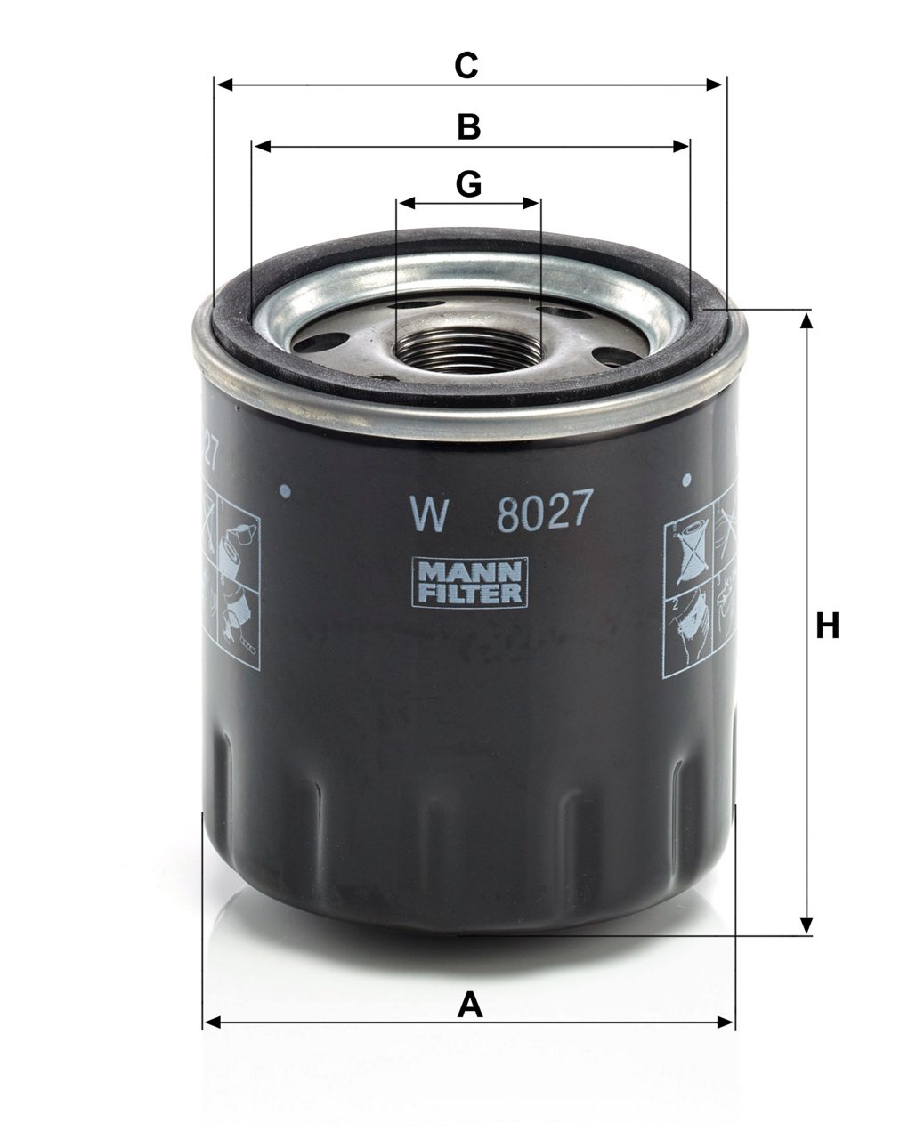 Product Image W8027_MANN-FILTER