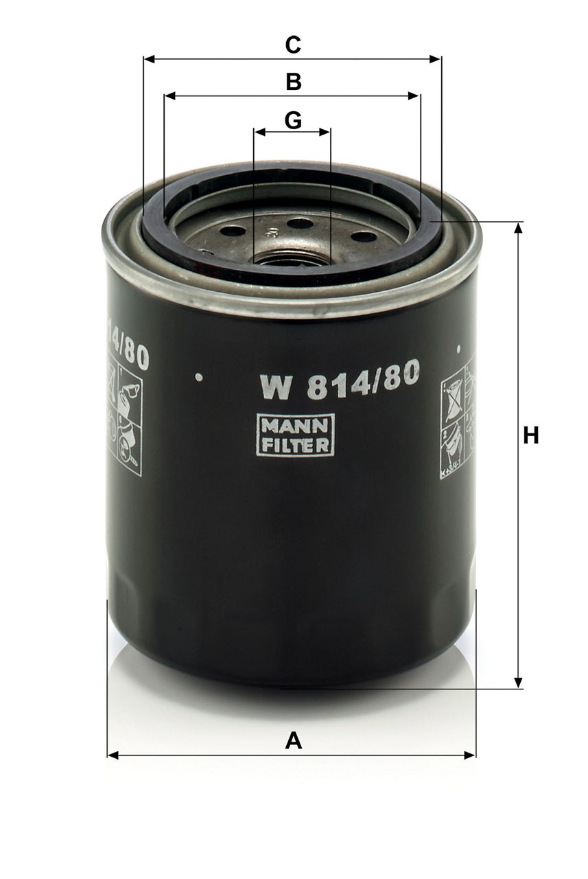 Product Image W814/80_MANN-FILTER