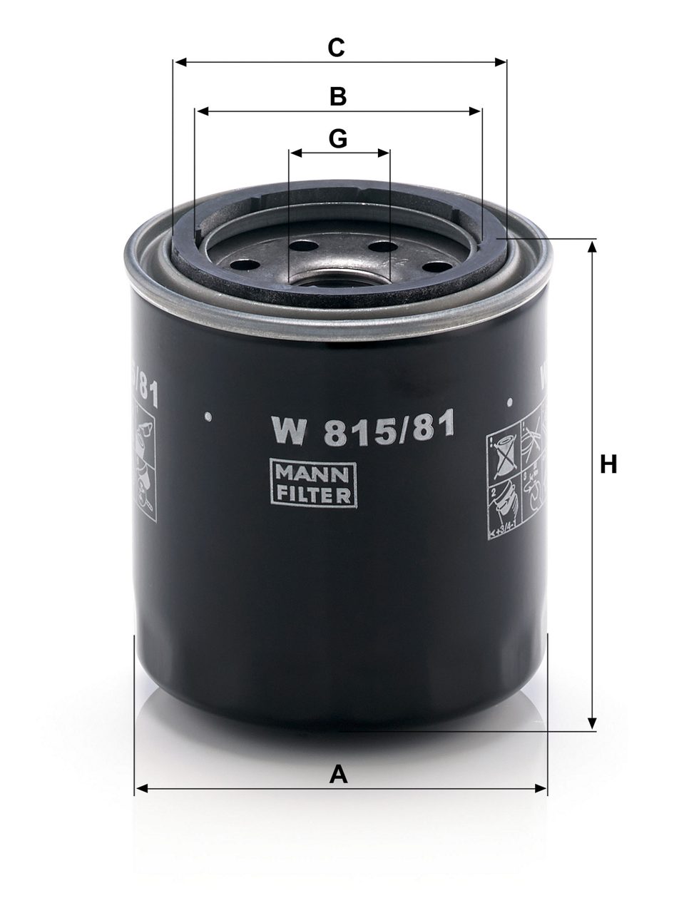 Product Image W815/81_MANN-FILTER