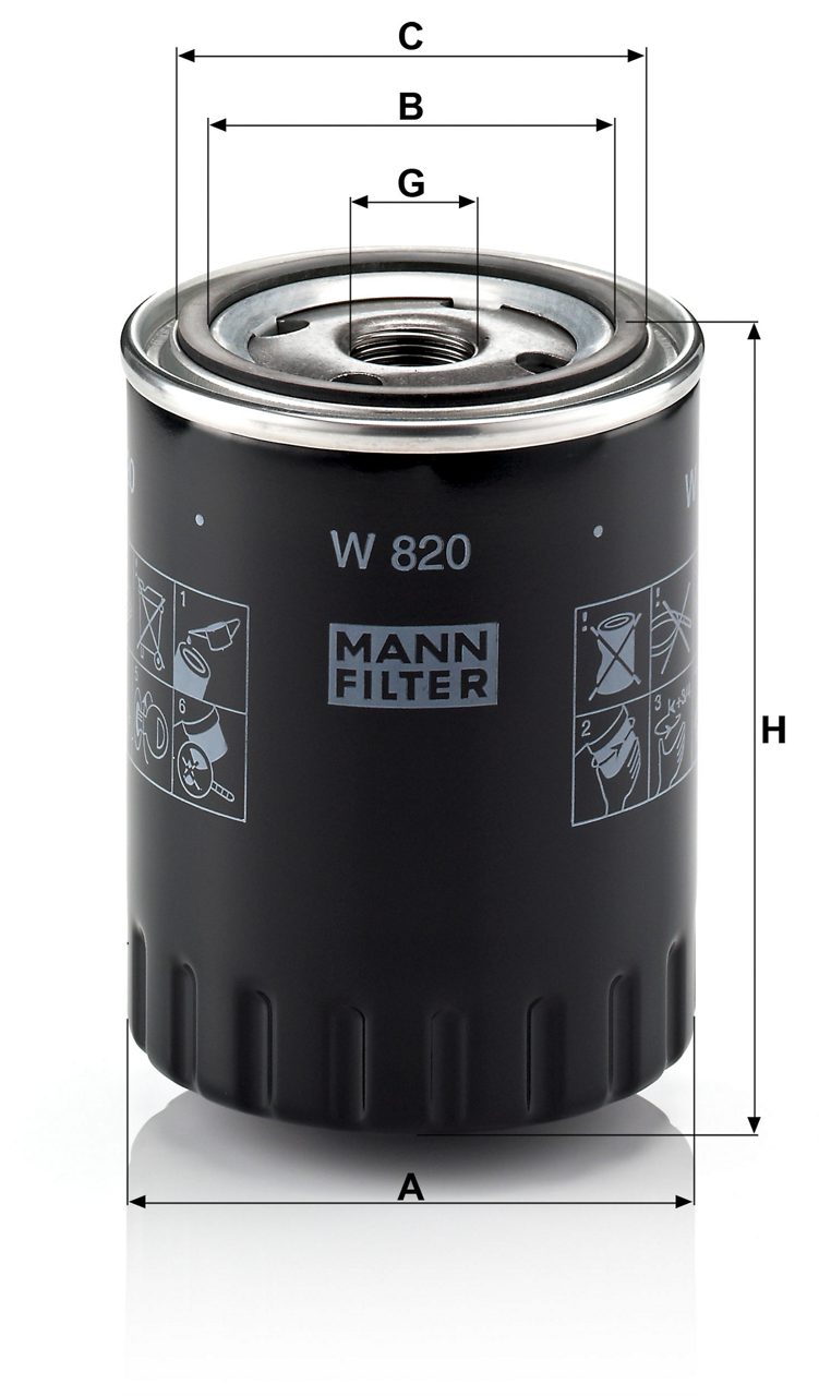 Product Image W820_MANN-FILTER