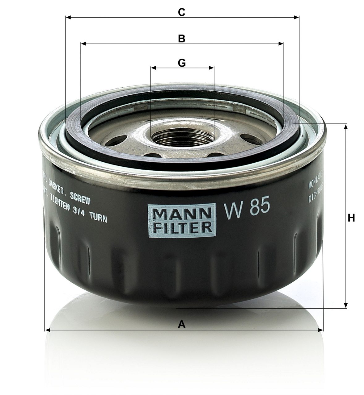Product Image W85_MANN-FILTER
