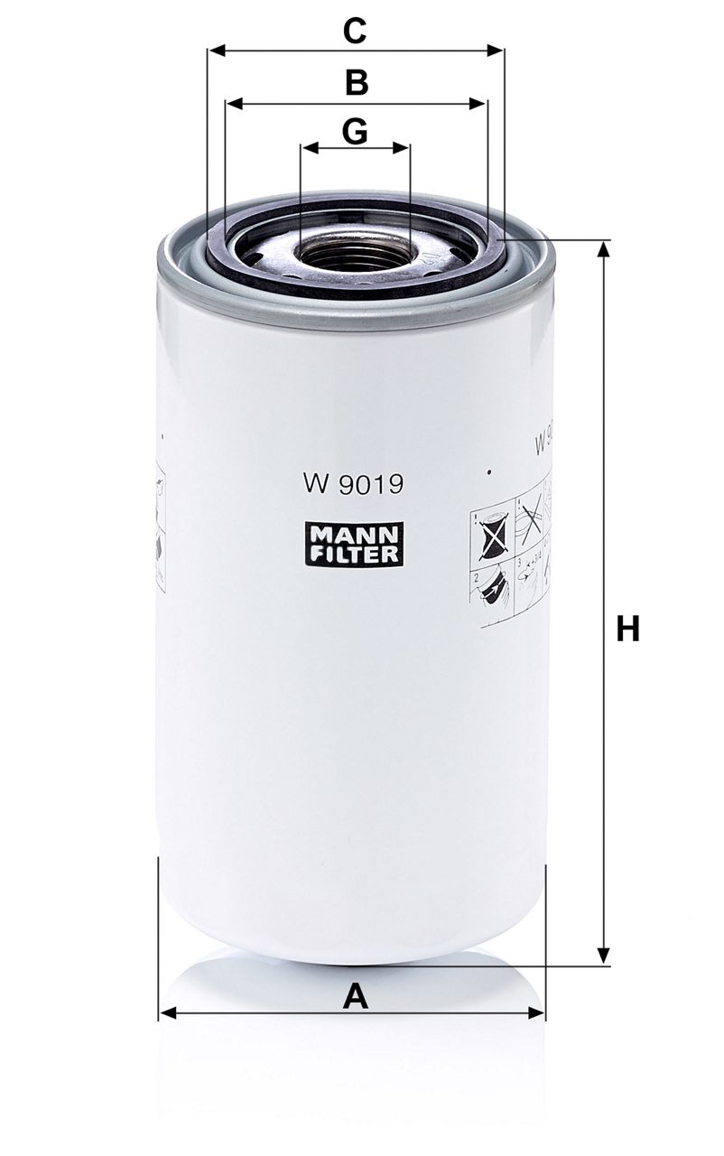 Product Image W9019_MANN-FILTER
