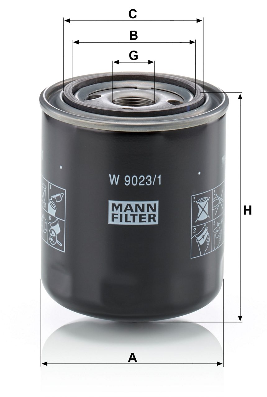 Product Image W9023/1_MANN-FILTER