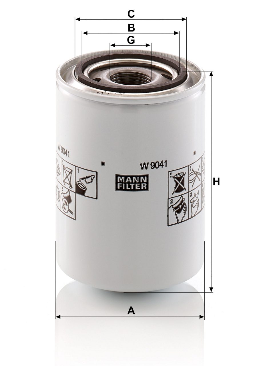 Product Image W9041_MANN-FILTER