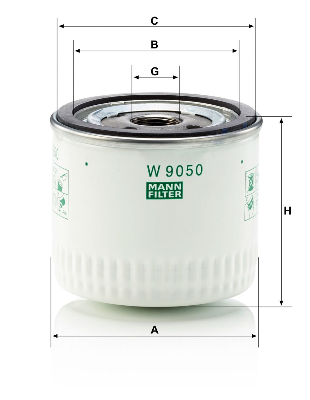 Product Image W9050_MANN-FILTER
