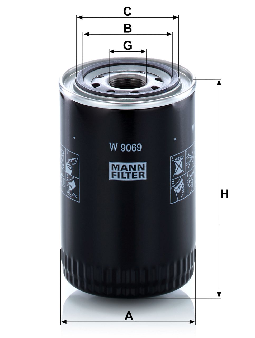 Product Image W9069_MANN-FILTER