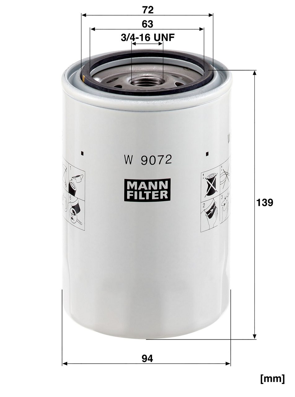 Product Image W9072_MANN-FILTER