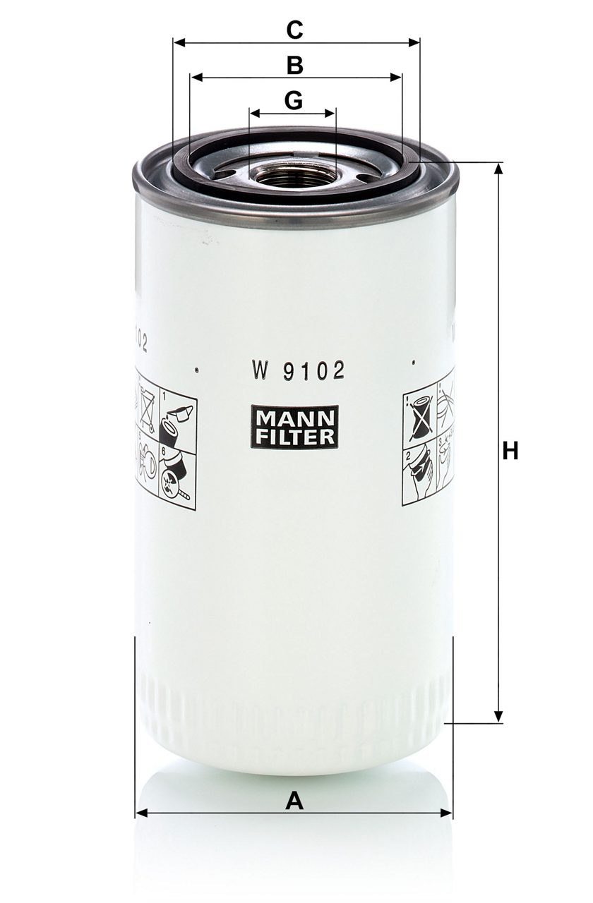 Product Image W9102_MANN-FILTER