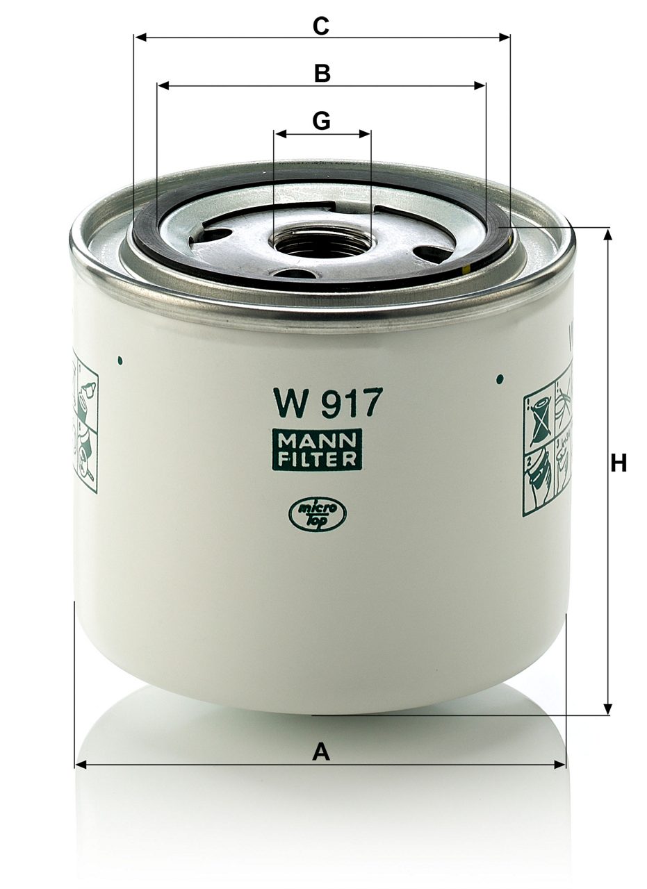 Product Image W917_MANN-FILTER
