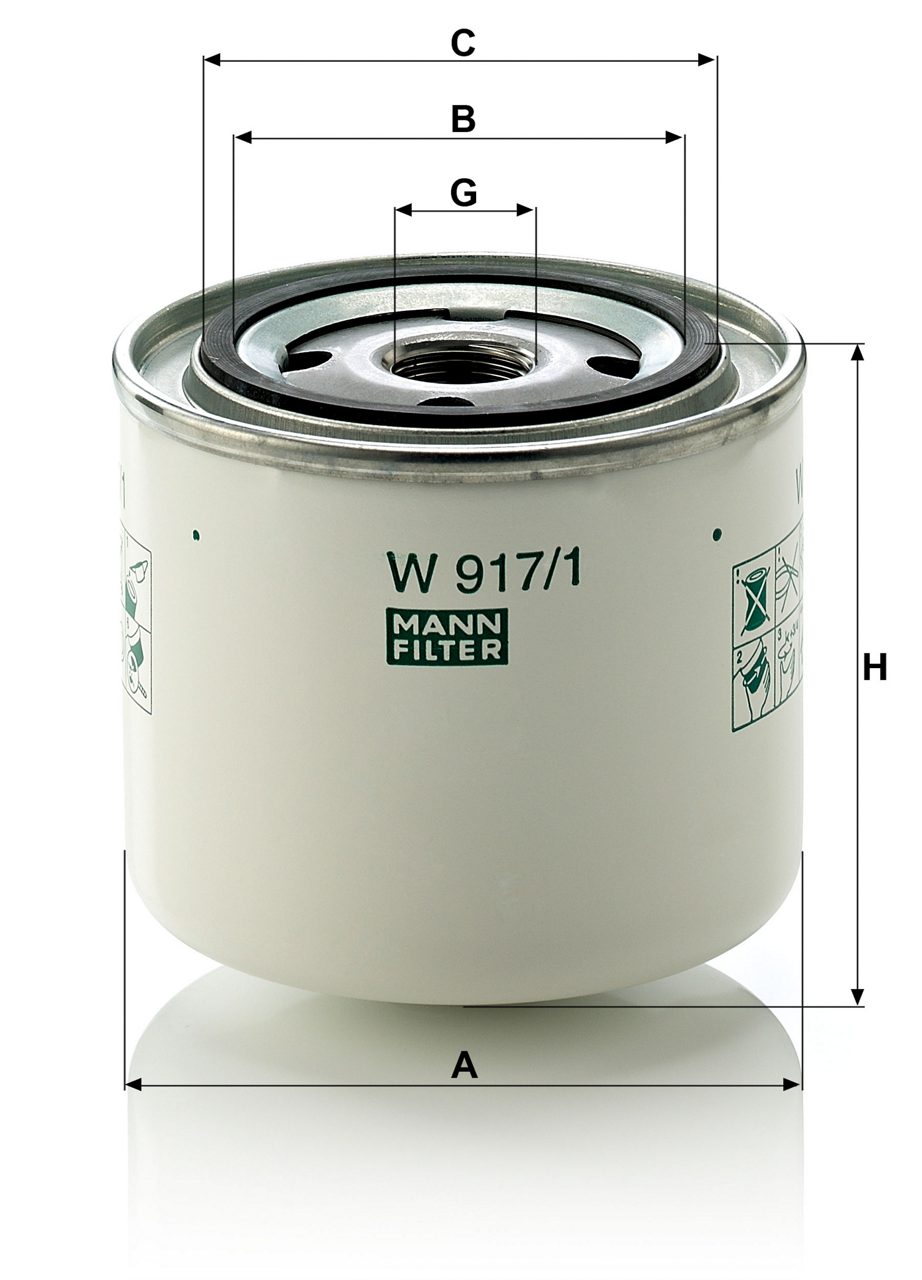 Product Image W917/1_MANN-FILTER