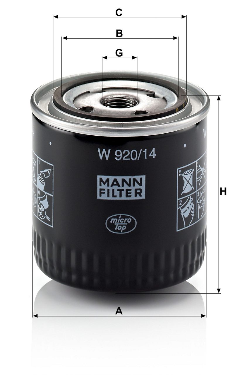 Product Image W920/14_MANN-FILTER