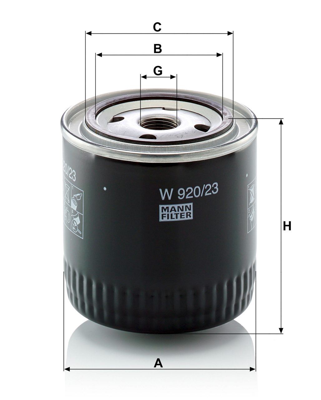 Product Image W920/23_MANN-FILTER