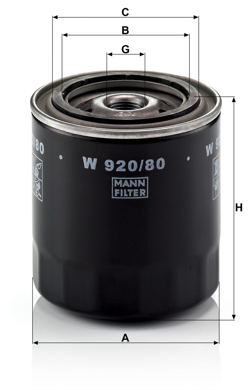 Product Image W920/80_MANN-FILTER