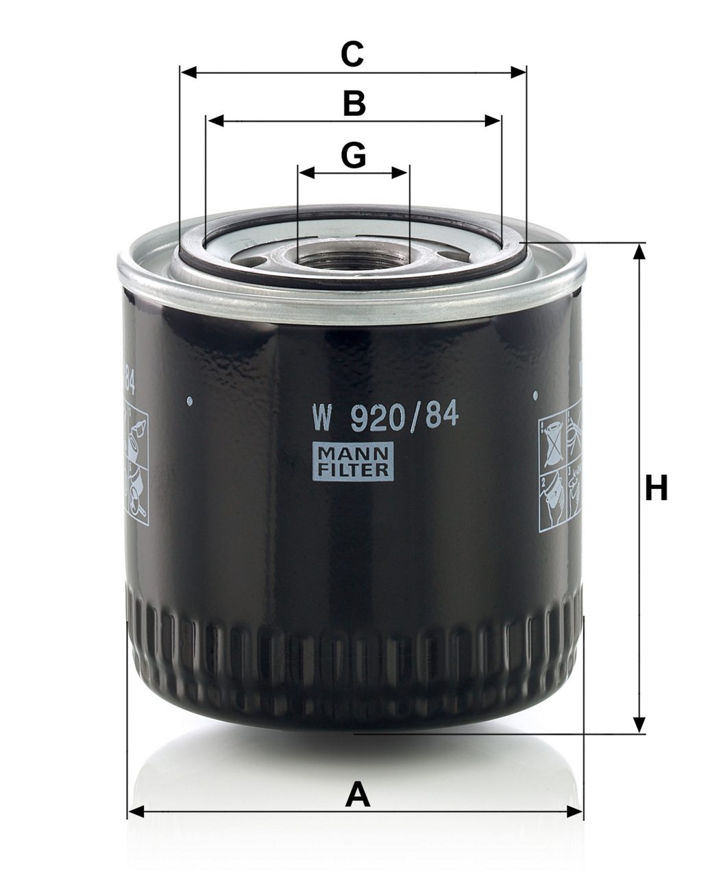 Product Image W920/84_MANN-FILTER