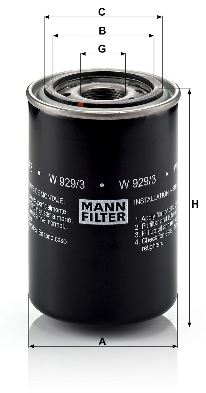 Product Image W929/3_MANN-FILTER