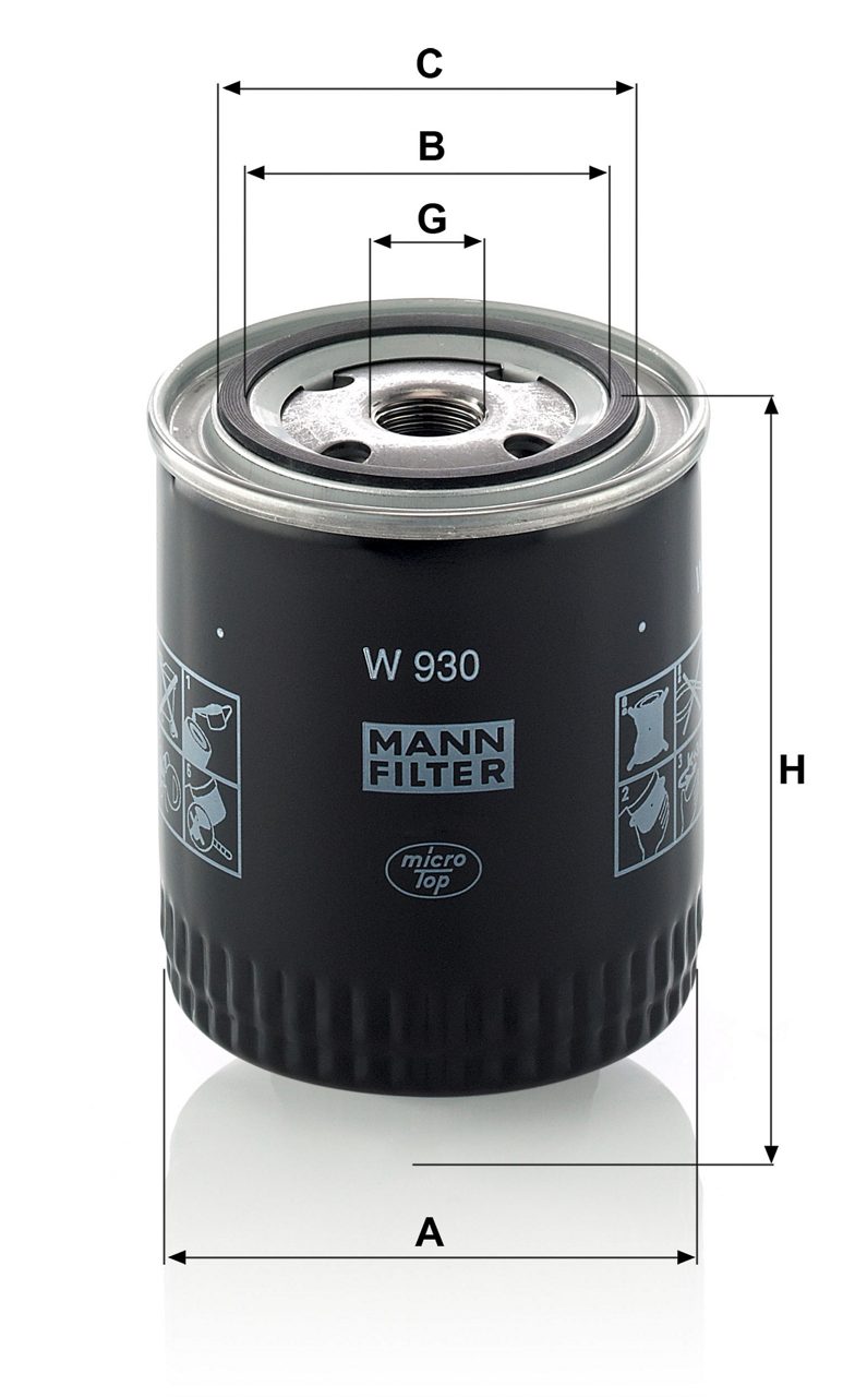 Product Image W930_MANN-FILTER