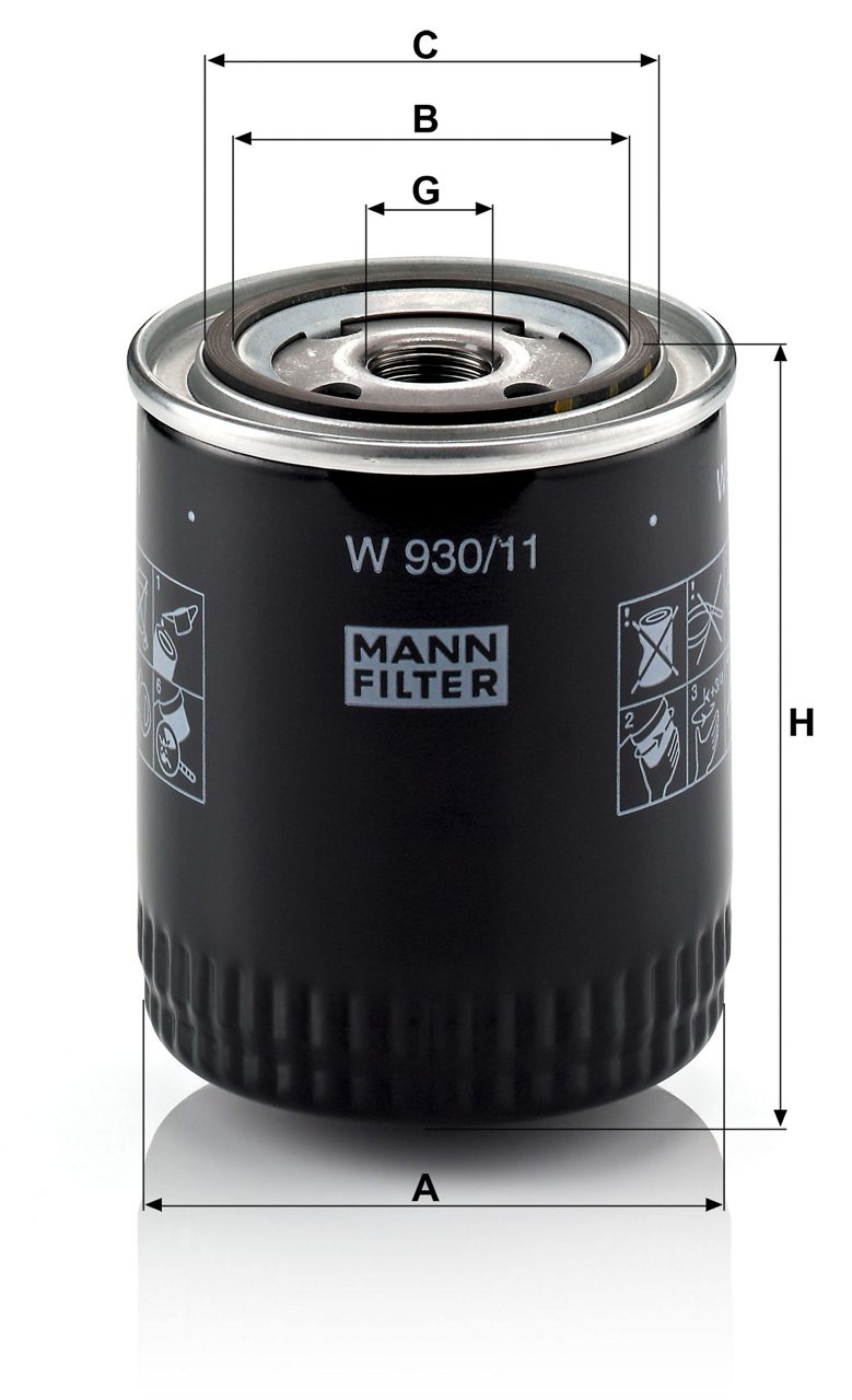 Product Image W930/11_MANN-FILTER
