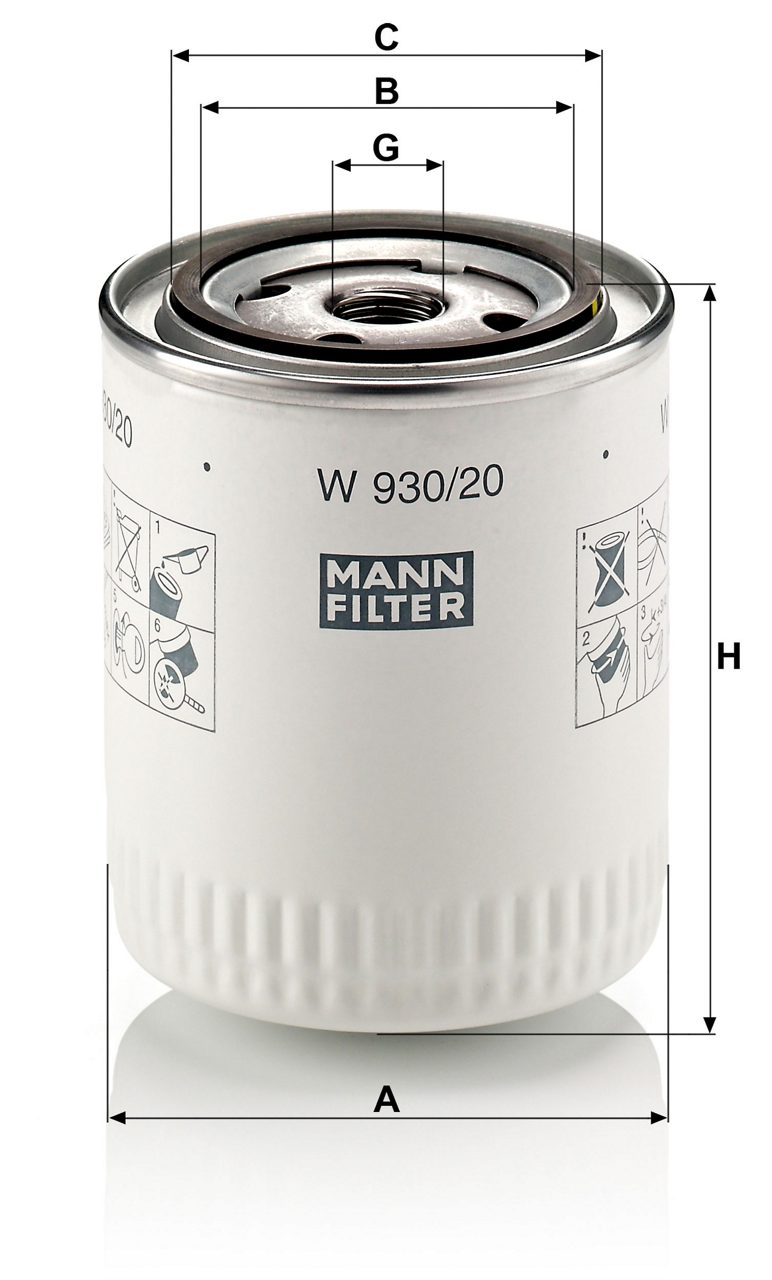 Product Image W930/20_MANN-FILTER