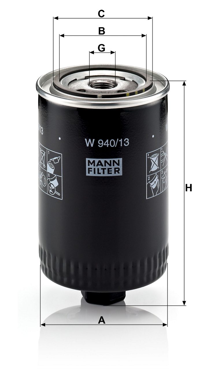 Product Image W940/13_MANN-FILTER