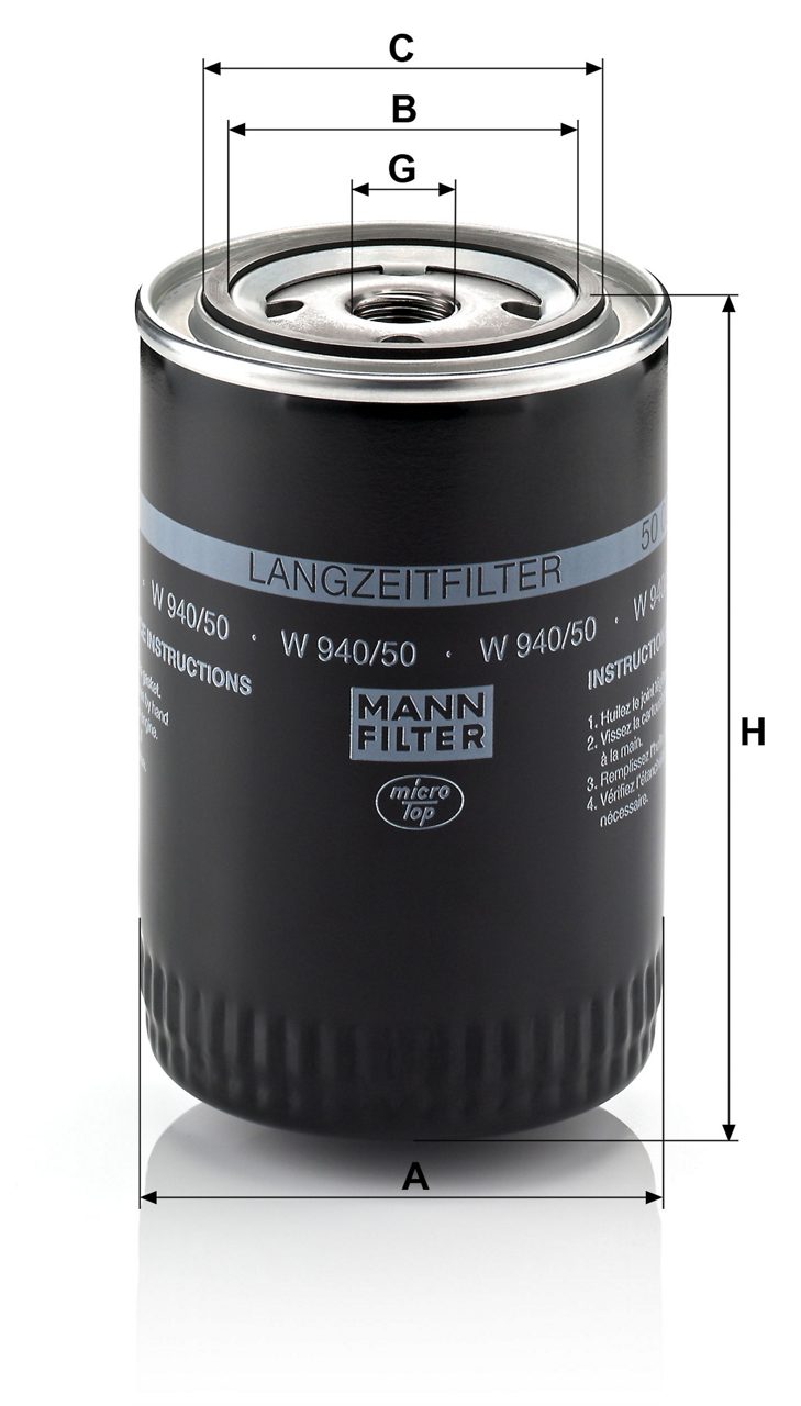 Product Image W940/50_MANN-FILTER
